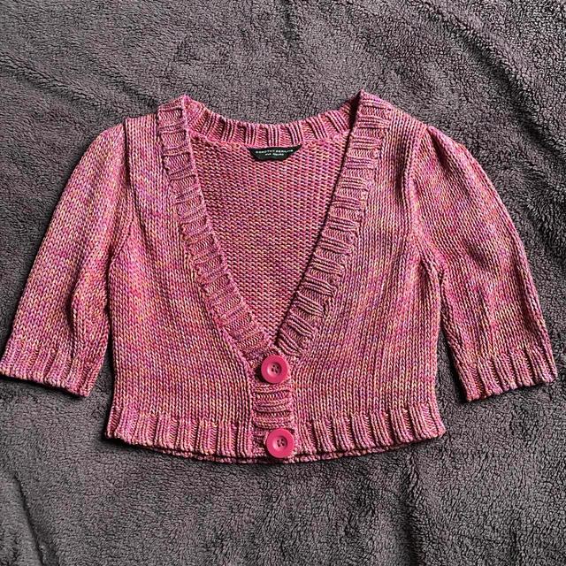 Dorothy Perkins Women's Cardigan - Pink/Multi - 14 on Productcaster.