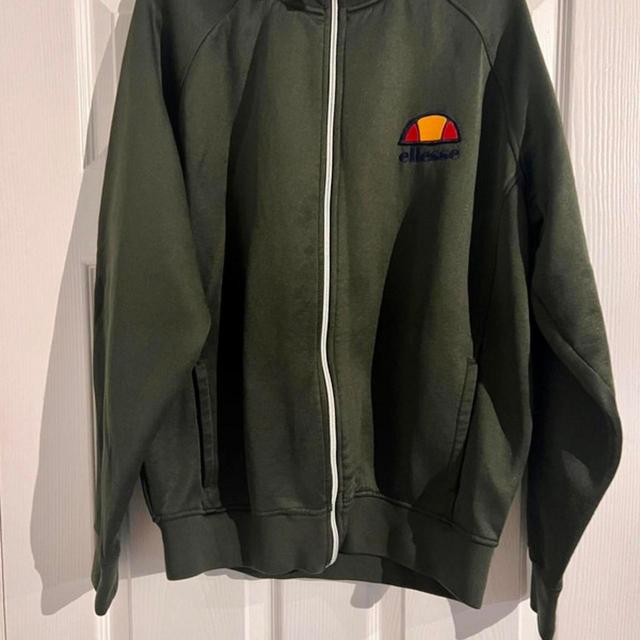 Ellesse Men's Sweatshirt - Khaki/Green - L on Productcaster.