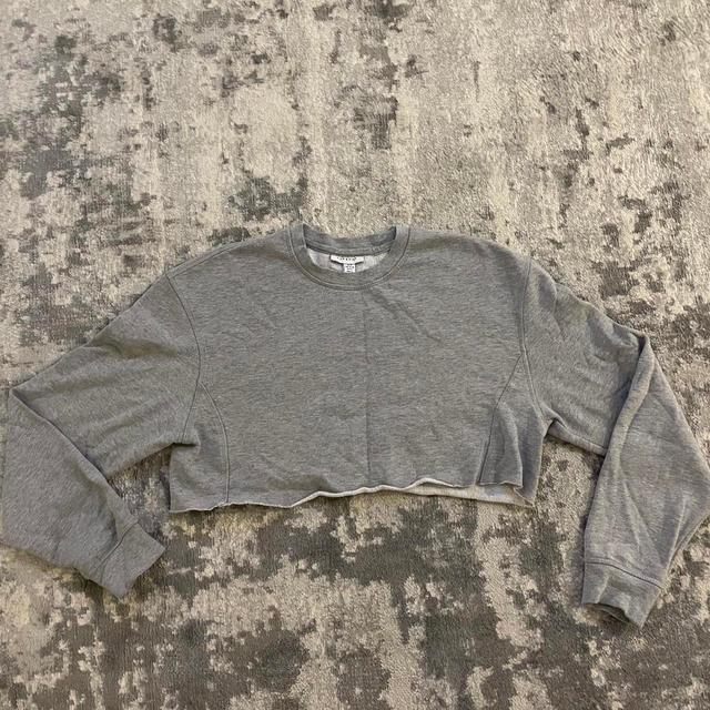 Topshop Women's Sweatshirt - Grey - M on Productcaster.