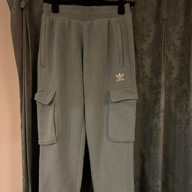 Adidas Men's Sweatpants - Grey/Blue - S on Productcaster.