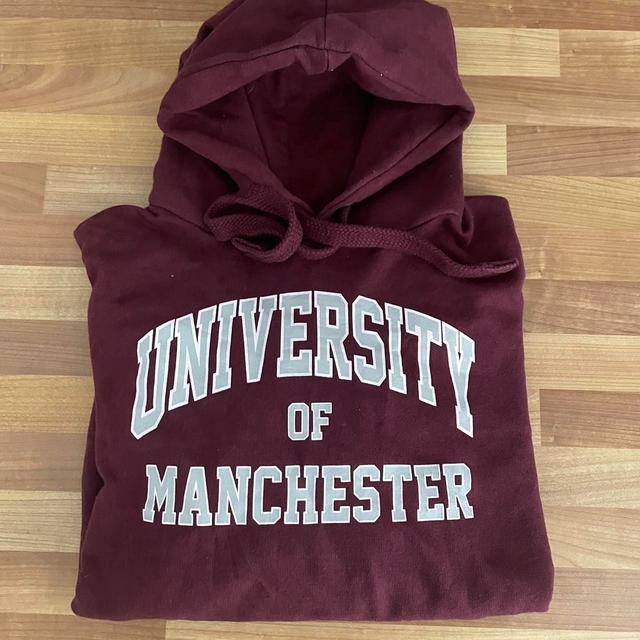 Men's Hoodie - Burgundy - S on Productcaster.