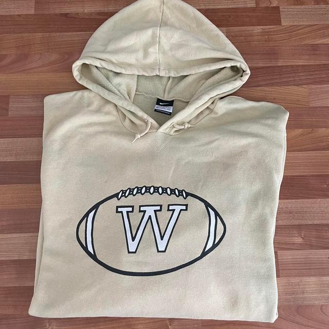 Nike Men's Hoodie - Cream/Tan - XXL on Productcaster.