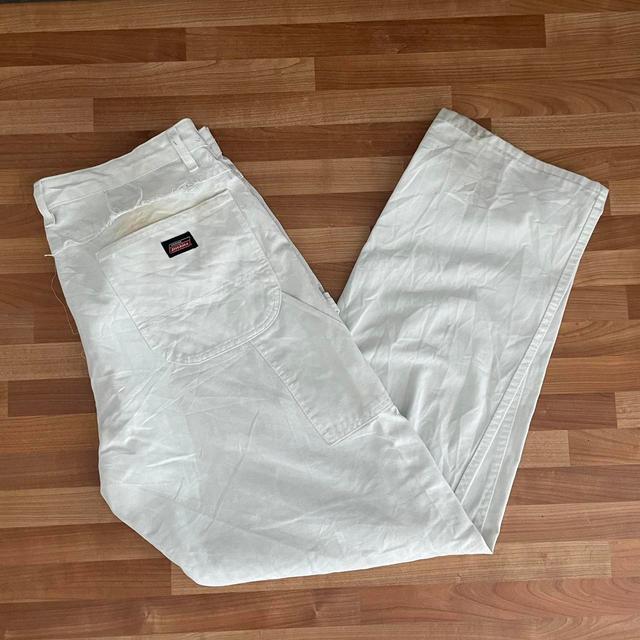 Dickies Men's Trousers - White - 34" on Productcaster.