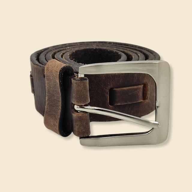 Preloved Men's Belt - Brown on Productcaster.