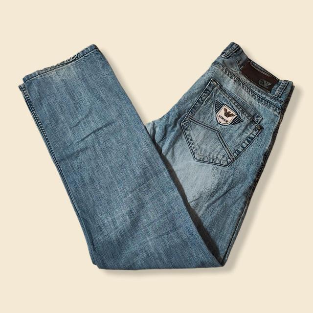 Armani Jeans Men's Jeans - Blue - 33" on Productcaster.