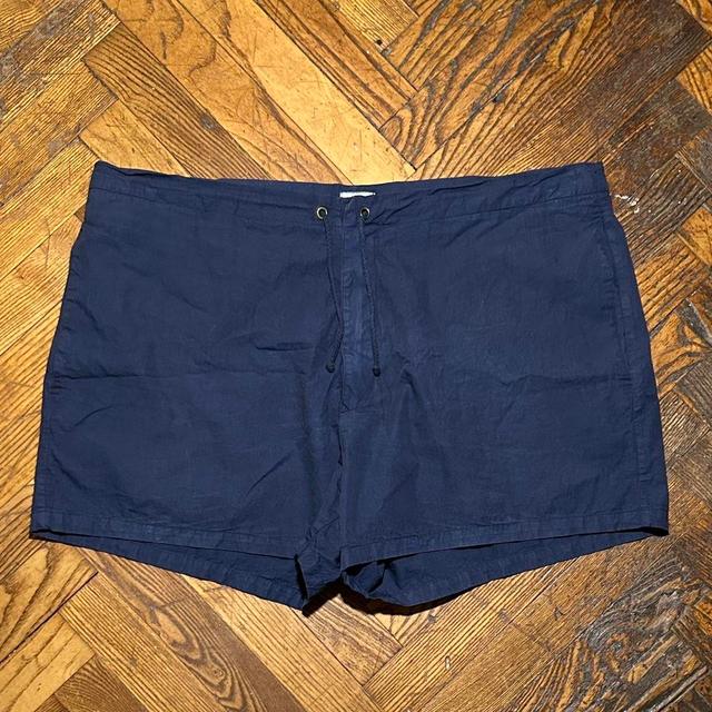 CP Company Men's Shorts - Navy/Blue - L on Productcaster.