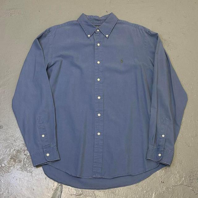 Ralph Lauren Men's Shirt - Blue - XL on Productcaster.