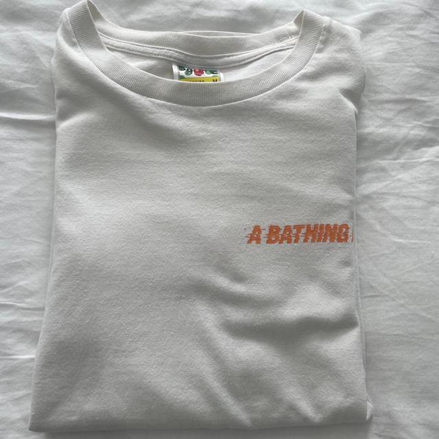 BAPE Men's T-shirt - White - S on Productcaster.