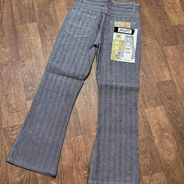 Deadstock Men's Flare Jeans - Grey - 29" on Productcaster.