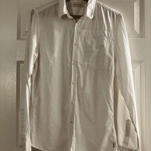 DKNY Women's Shirt - White - S on Productcaster.