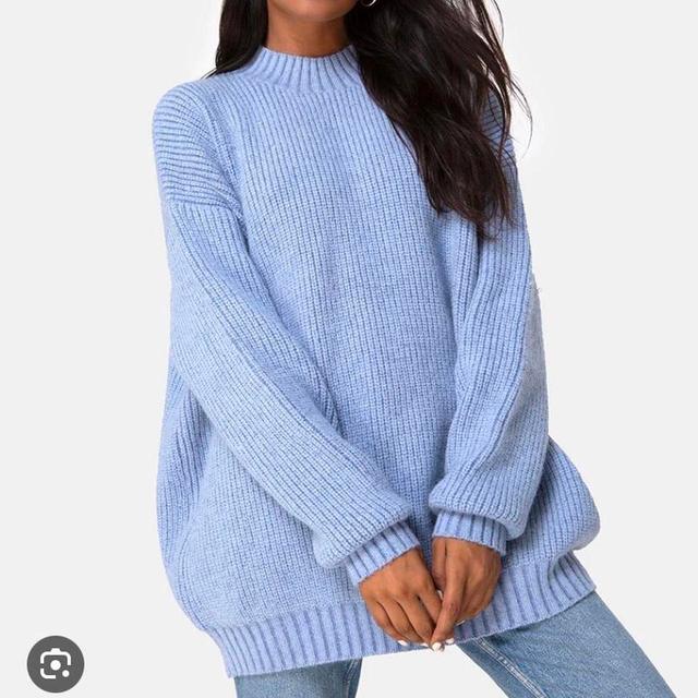 Motel Women's Jumper - Blue - S on Productcaster.