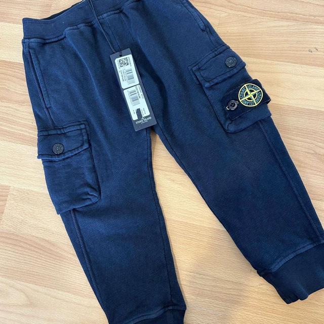 Stone Island Junior Kids' Sweatpants - Navy on Productcaster.