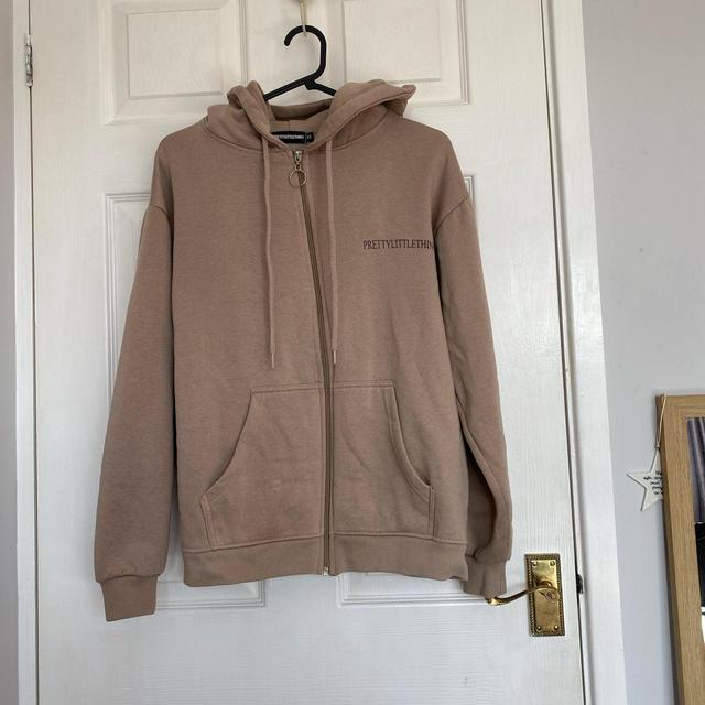 PrettyLittleThing Women's Hoodie - Tan/Brown - 6 on Productcaster.