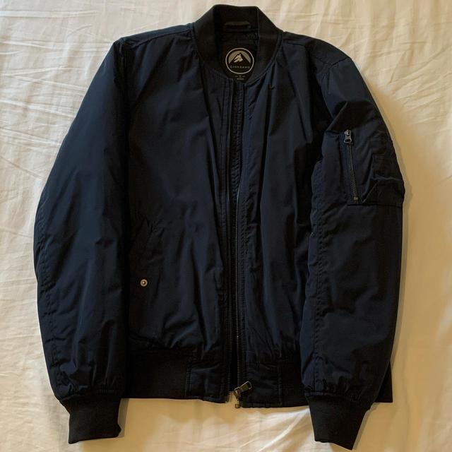 Vintage Men's Jacket - Navy - S on Productcaster.