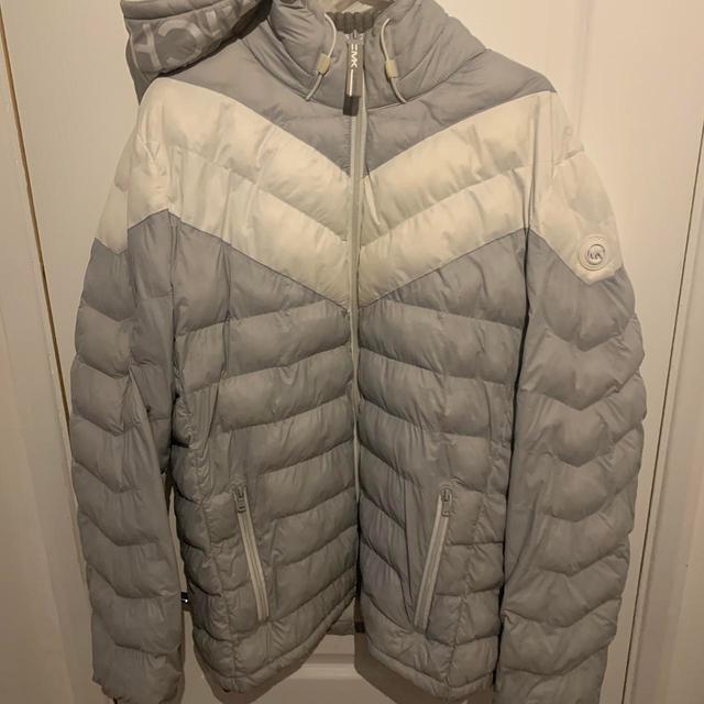 Michael Kors Men's Jacket - White/Grey - XL on Productcaster.