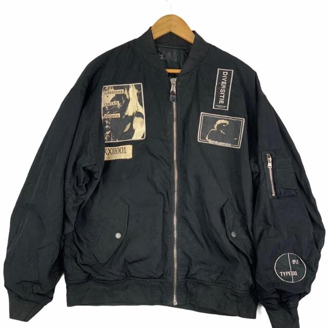 Vintage Men's Going out Jacket - Black - L on Productcaster.