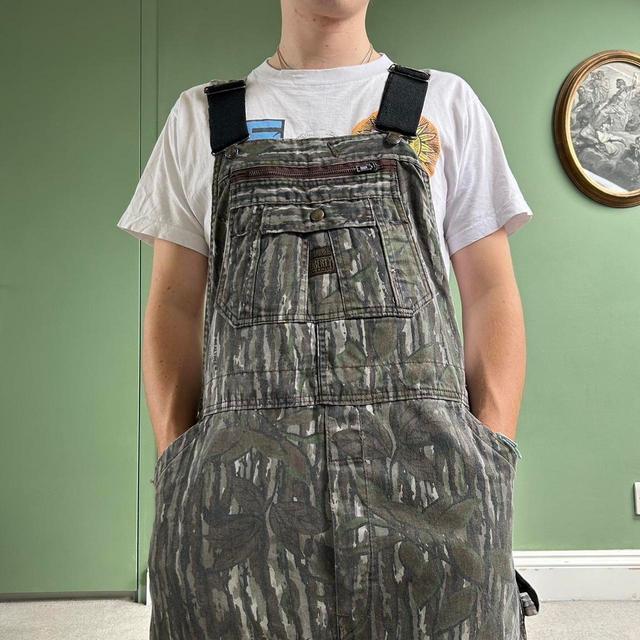 Realtree Men's Dungarees - Khaki/Green - M on Productcaster.