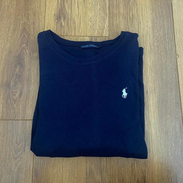 Ralph Lauren Women's T-shirt - Navy - L on Productcaster.