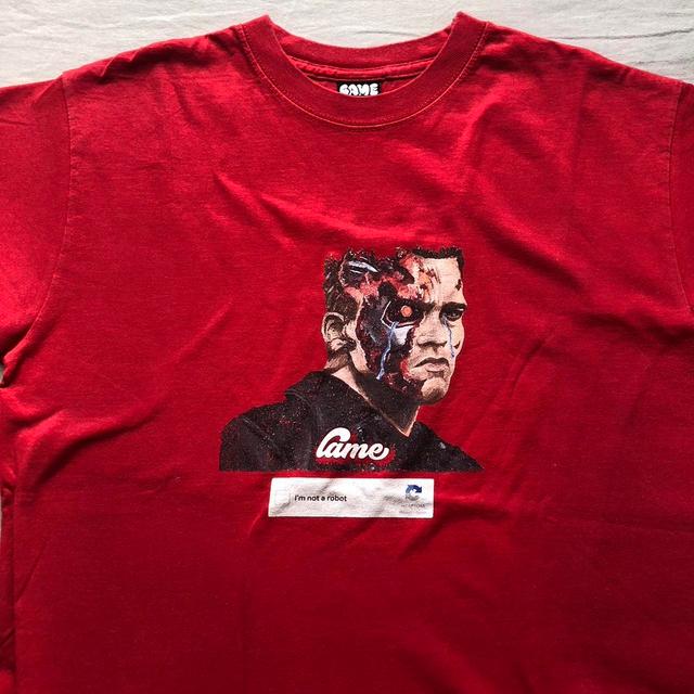 Men's T-shirt - Red - S on Productcaster.