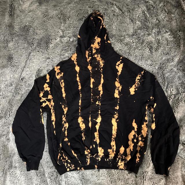 Vintage Men's Hoodie - Black/Multi - S on Productcaster.