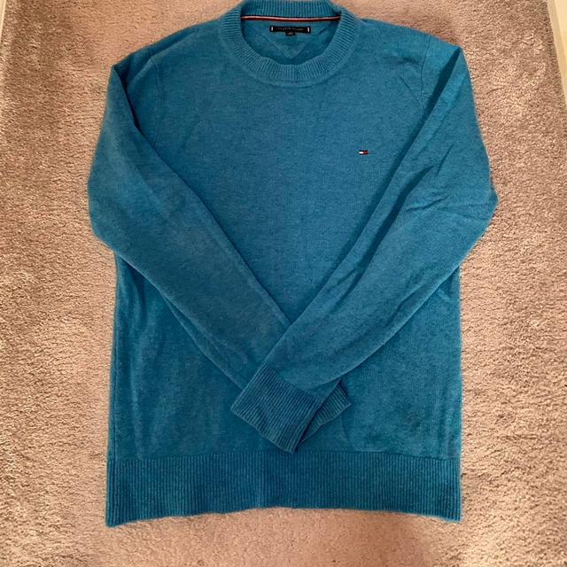 Tommy Hilfiger Men's Jumper - Blue - M on Productcaster.