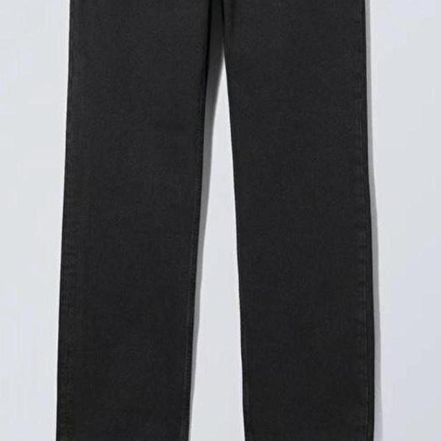 Weekday Women's Straight leg Jeans - Black - 27" on Productcaster.