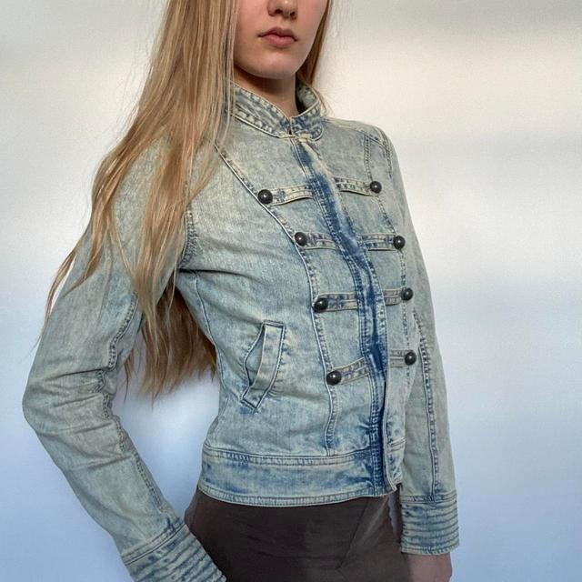 Vintage Women's Casual Jacket - Blue - S on Productcaster.