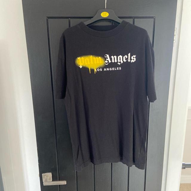 Palm Angels Men's T-shirt - Black - L on Productcaster.