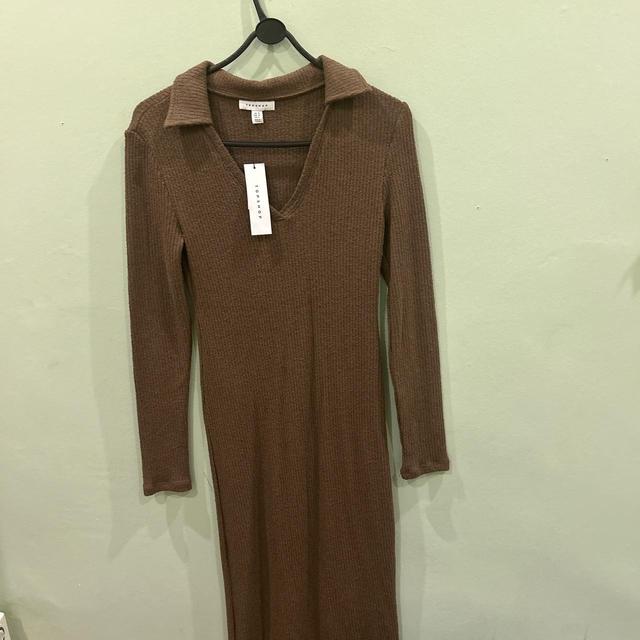 Topshop Women's Dress - Brown - 10 on Productcaster.