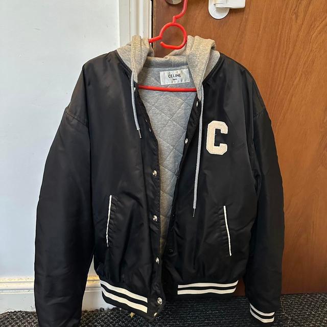 CELINE Women's Jacket - Black/Navy - S on Productcaster.