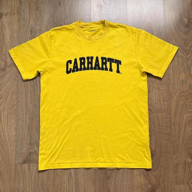 Carhartt WIP Men's T-shirt - Yellow - L on Productcaster.