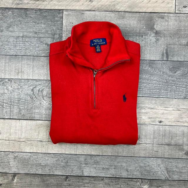 Ralph Lauren Men's Sweatshirt - Red - XS on Productcaster.