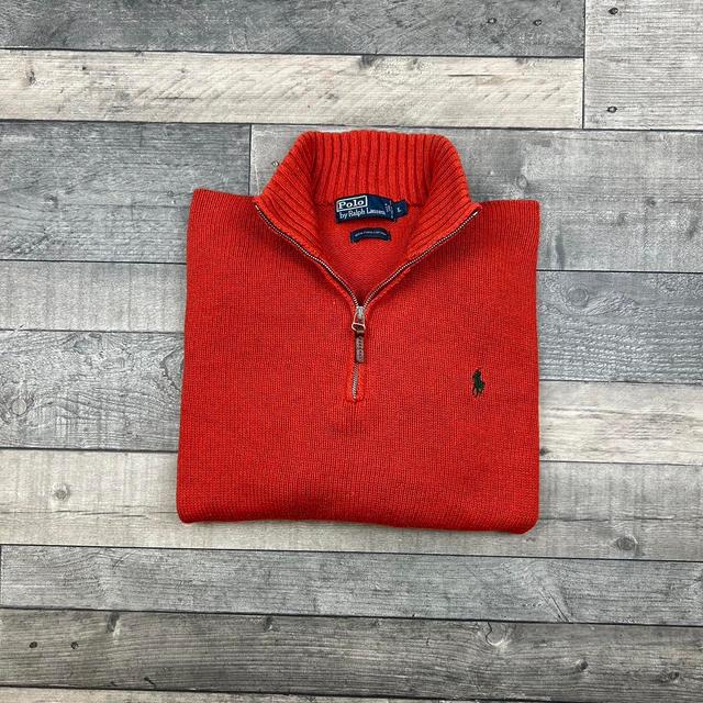 Ralph Lauren Men's Sweatshirt - Orange - S on Productcaster.