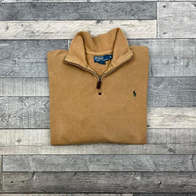 Ralph Lauren Men's Sweatshirt - Tan - XL on Productcaster.