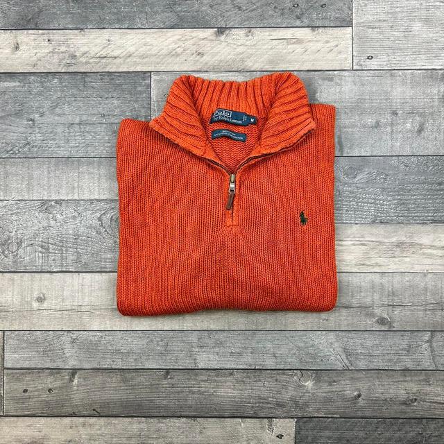 Ralph Lauren Men's Sweatshirt - Orange - M on Productcaster.