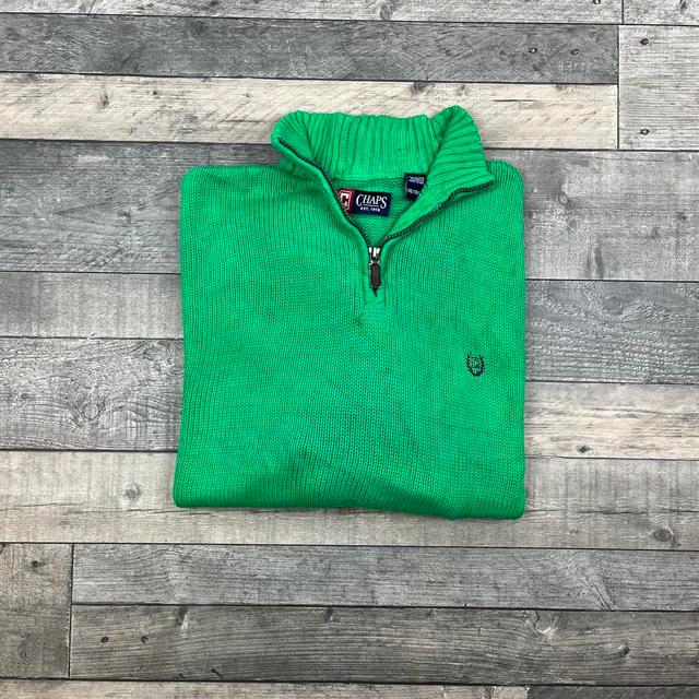 Chaps Men's Sweatshirt - Green - XXL on Productcaster.