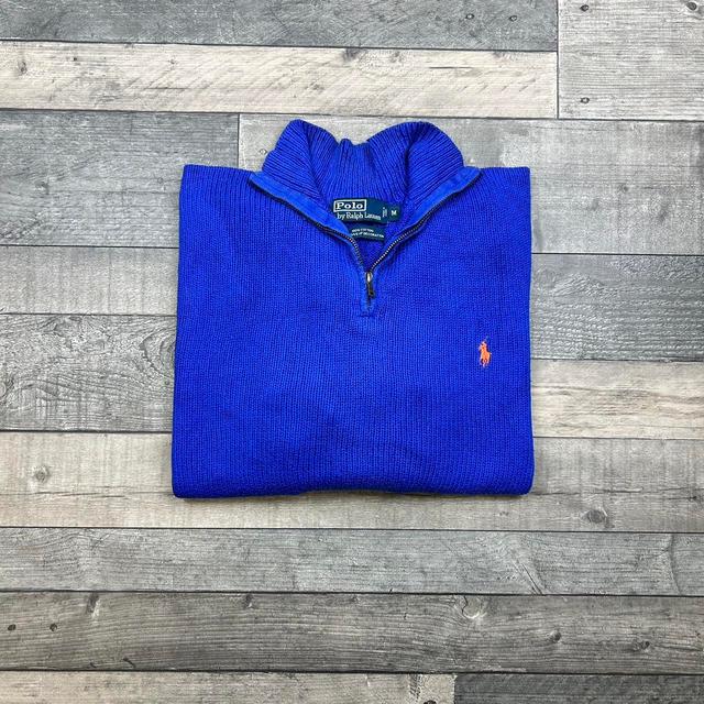 Ralph Lauren Men's Sweatshirt - Blue - M on Productcaster.