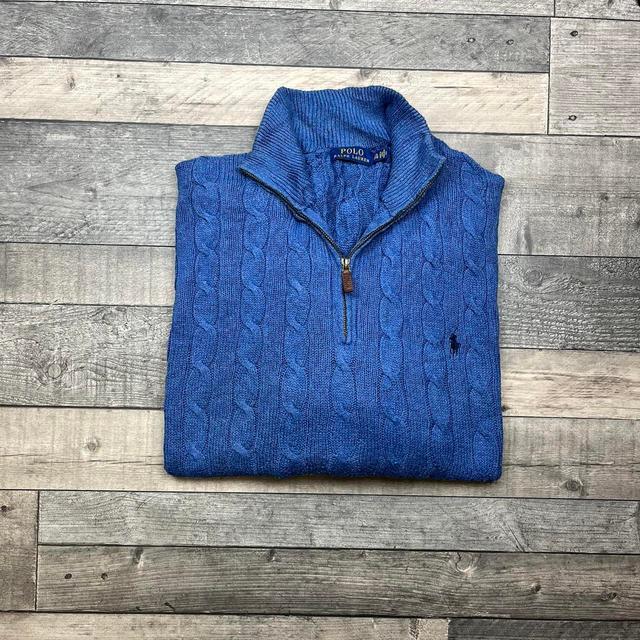 Ralph Lauren Men's Sweatshirt - Blue - XXL on Productcaster.