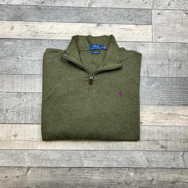 Ralph Lauren Men's Sweatshirt - Khaki - XL on Productcaster.