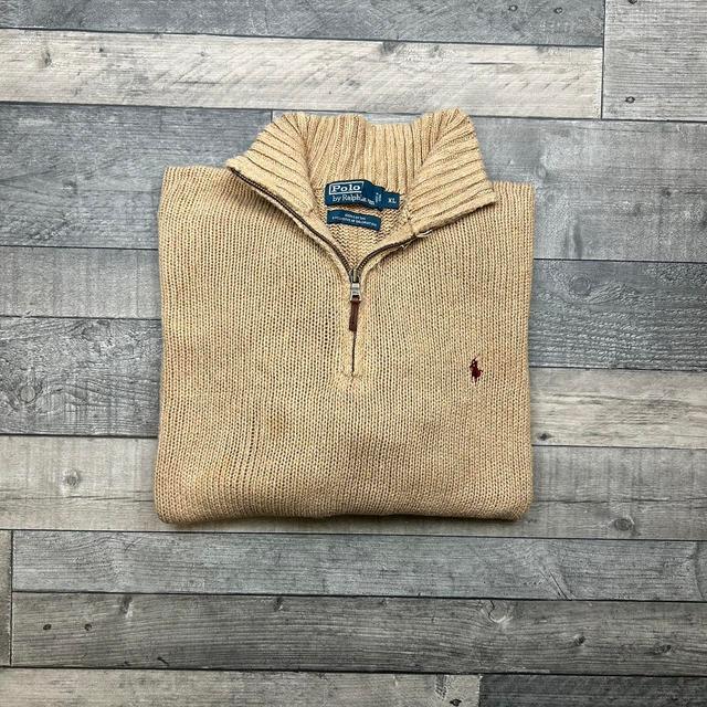 Ralph Lauren Men's Sweatshirt - Tan - XL on Productcaster.