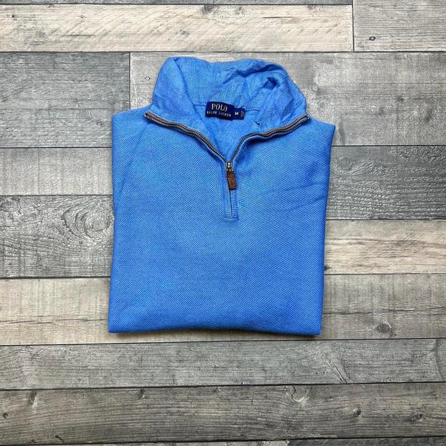 Ralph Lauren Men's Sweatshirt - Blue - M on Productcaster.