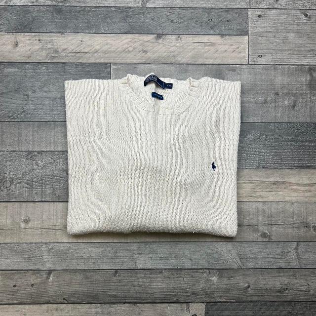 Ralph Lauren Men's Sweatshirt - Cream - XXL on Productcaster.