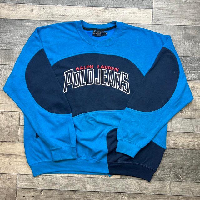 Ralph Lauren Men's Sweatshirt - Blue/Navy - M on Productcaster.