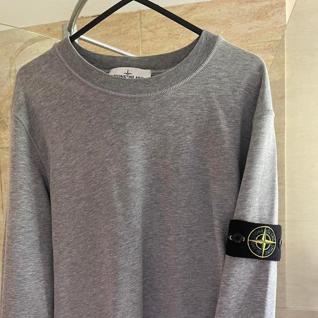 Stone Island Men's Sweatshirt - Grey - M on Productcaster.