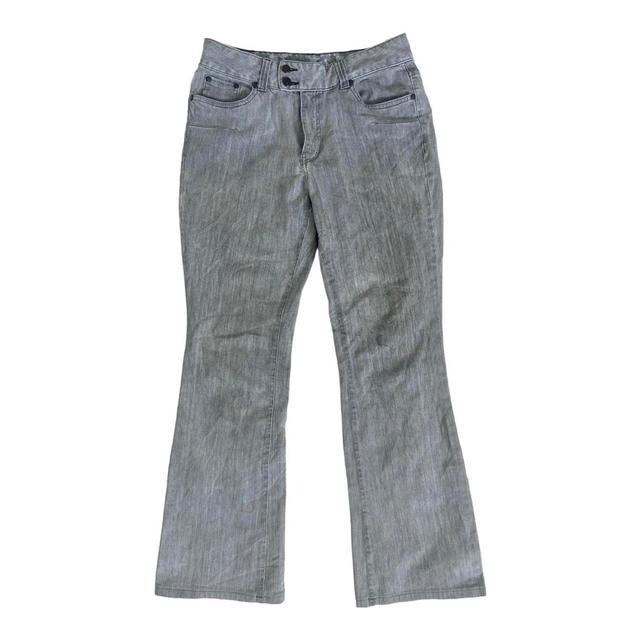 That Eco Lifestyle Women's Bootcut Faded Jeans - Grey - 26" on Productcaster.