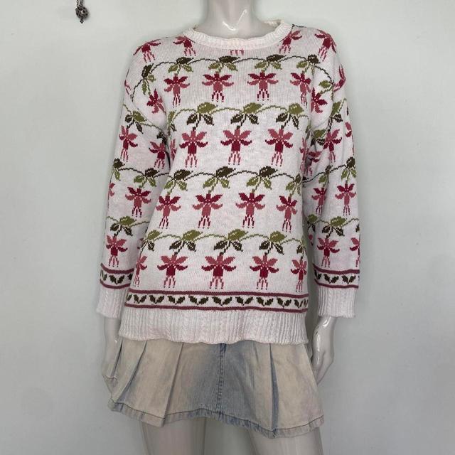 !M?ERFECT Women's Jumper - White/Multi - 8 on Productcaster.