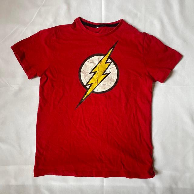 DC Comics Men's T-shirt - Red - S on Productcaster.