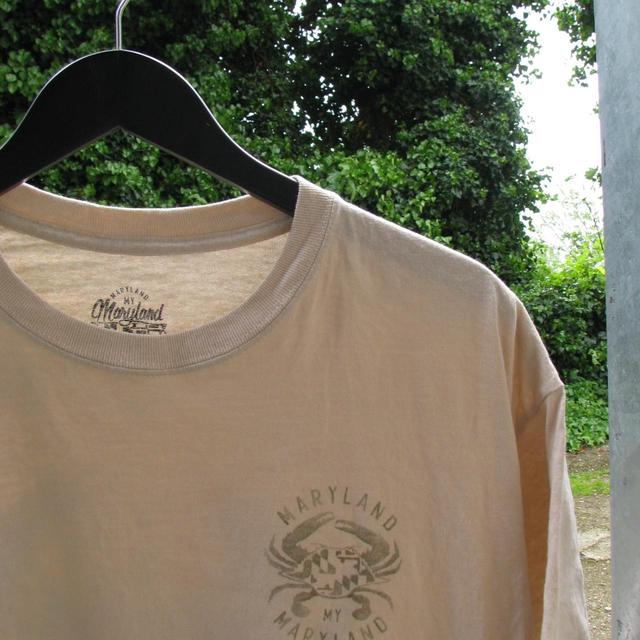 Vintage Men's T-shirt - Cream/Grey - L on Productcaster.