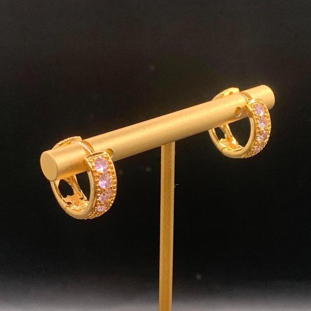 Women's Earrings - Gold on Productcaster.