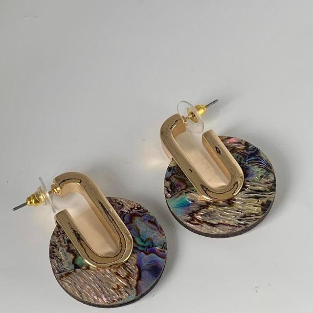 Women's Earrings - Gold on Productcaster.